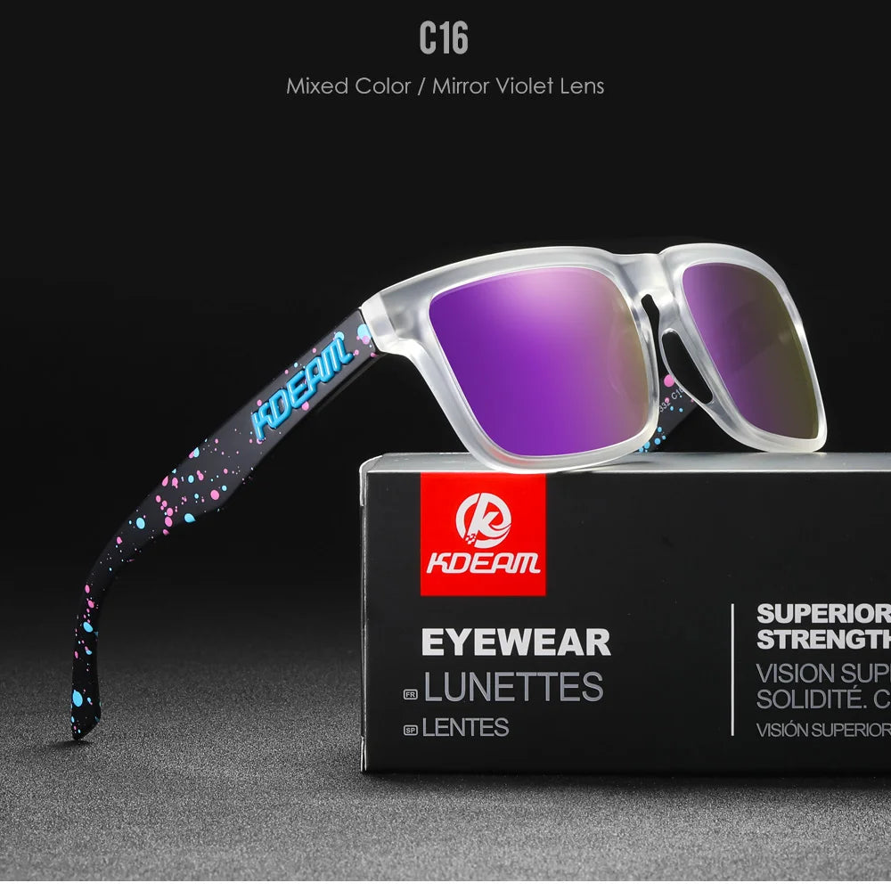 Sunglasses Outdoors Lifestyle Coating Sun Glasses New Matching Colors With Box