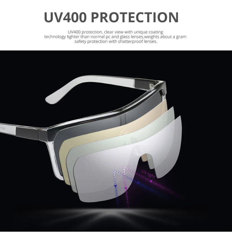KDEAM Flynn Style Sunglasses Men Plus Shape Outdoor Anti-reflective Sun Glasses Women with Peanut Box