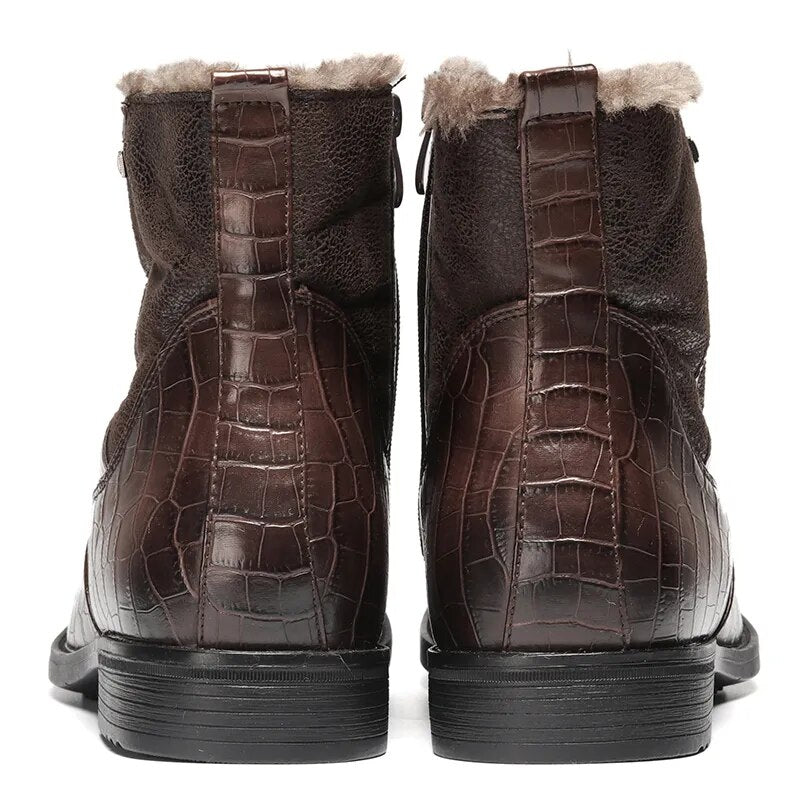 Winter Shoes Super Warm Comfortable Snow Shoes Men #KD5207