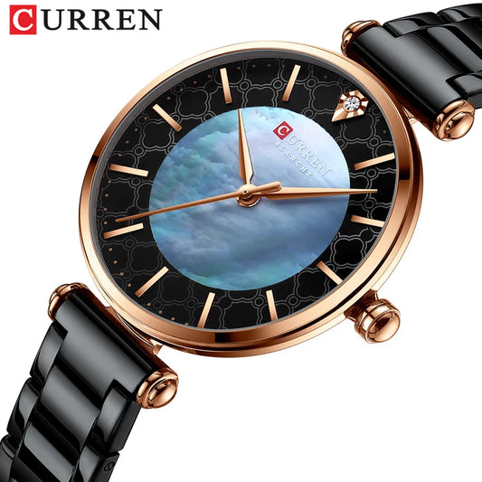 New Fashion Watch Women CURREN Top Brand Ladies Creative Steel Women Bracelet Watches Female Waterproof Clocks Relogio Feminino