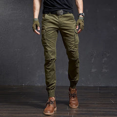 Fashion Slim Camouflage Casual Tactical Cargo Pants Male Streetwear