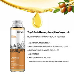 Argan Oil  100% Pure Cold Pressed Virgin Premium Grade For Dry & Damaged Skin, Hair, Face, Body, Scalp & Nails