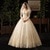 White Bridesmaid Dresses: White Ivory Champagne Wedding Dresses With Sleeve Illusion
