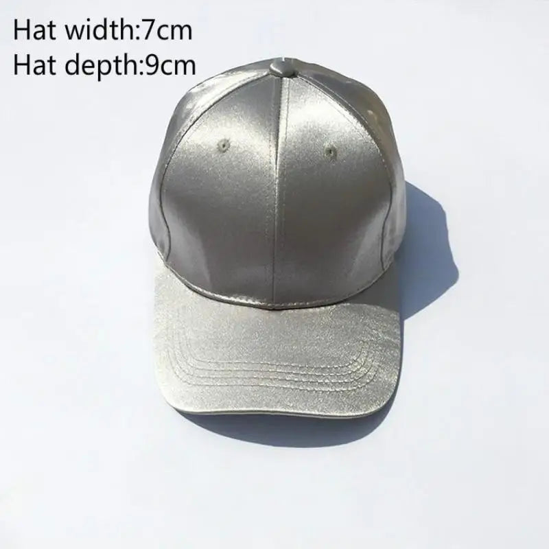 COKK Baseball Cap Women Hat Summer Hats For Women Men Satin Sold Baseball Cap Snapback Casquette Gorras Casual Sport Fashion