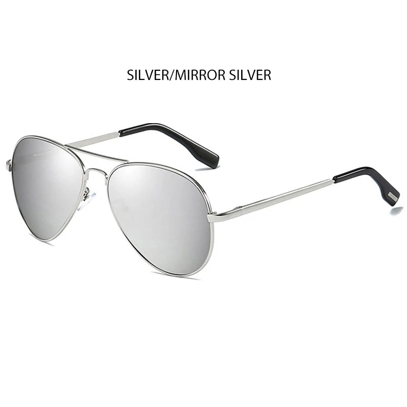Sunglasses Men Luxury Metal Black Aviation Sun Glasses Male