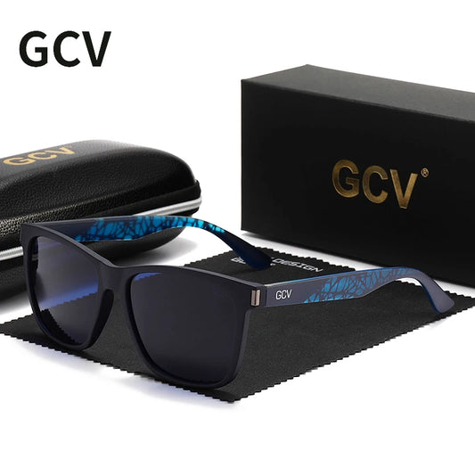 Square Frame Polarized Men Women Female Sunglasses Hawksbill Sports Tourism