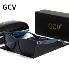 Square Frame Polarized Men Women Female Sunglasses Hawksbill Sports Tourism