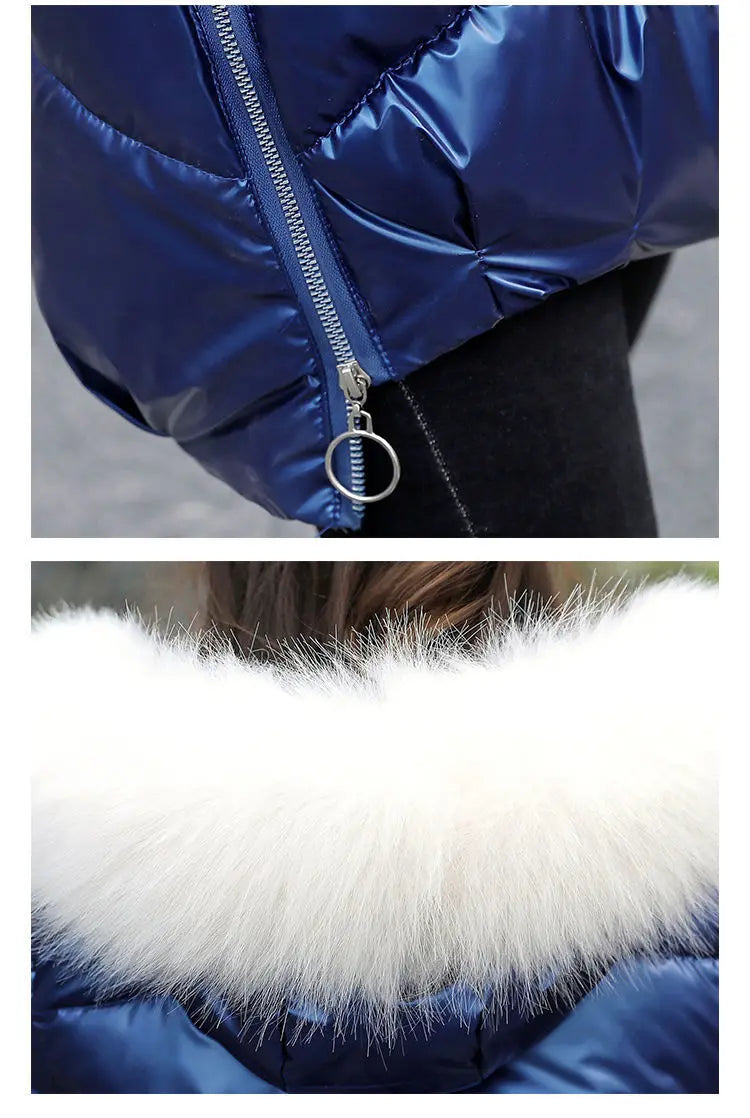 Winter Jacket Women Clothes Vintage Warm Coat Female Women's Down Cotton Jacket