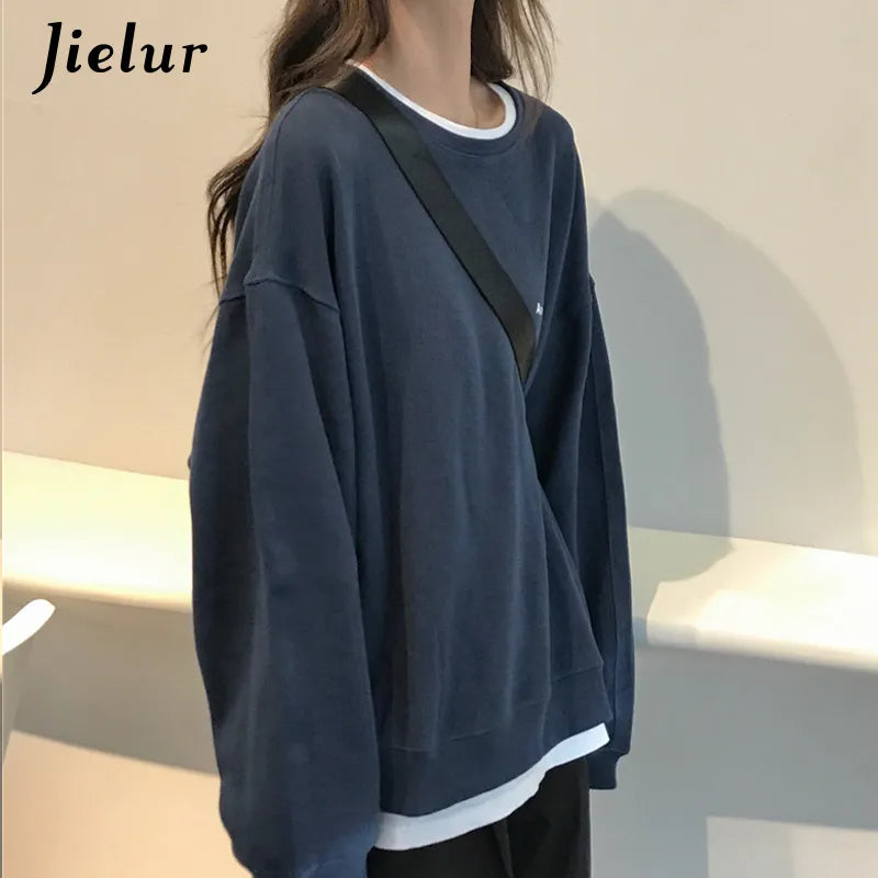Kpop Letter Hoody Fashion Korean Thin Chic Women's Sweatshirts