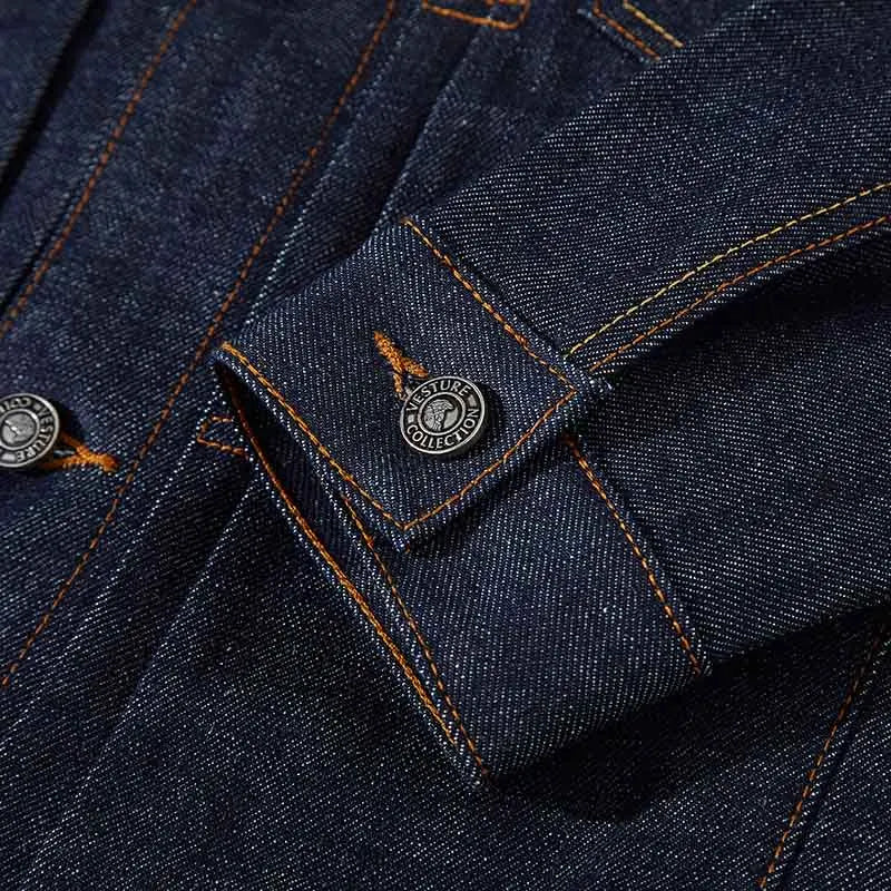 Men Spring Autumn Classic Denim Jackets Vintage Loose Casual Jeans Coats