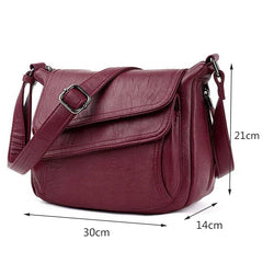 Shoulder Crossbody Bags for Women PU Leather Messenger Bag