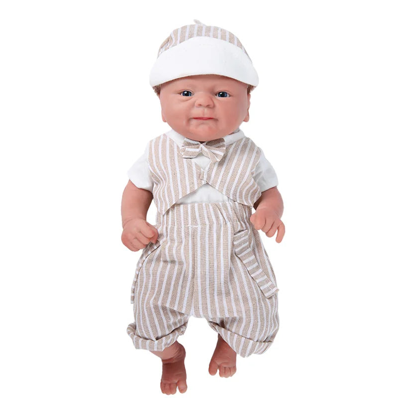IVITA 100% Full Body Silicone Reborn Baby Dolls Painted Realistic Baby Doll Wholesale Lifelike Toys for Children Christmas Gift