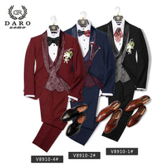 Men Suit Bridegroom Wedding Tuxedo Slim Fit