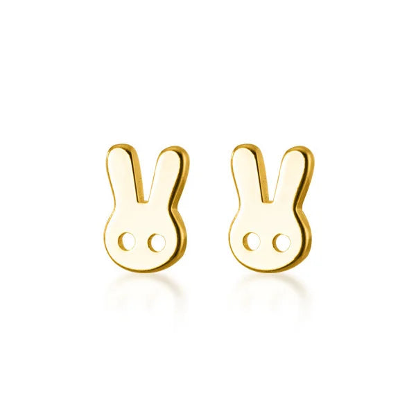 WANTME Real 100% 925 Sterling Silver Cute Sweet Hollow Mini Small Flower Geometric Stud Earrings for Women Korean Fine Jewelry