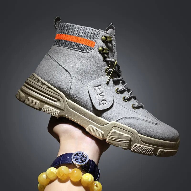 Men Desert Tactical Military Boots Mens Working Safty Shoes Army Combat