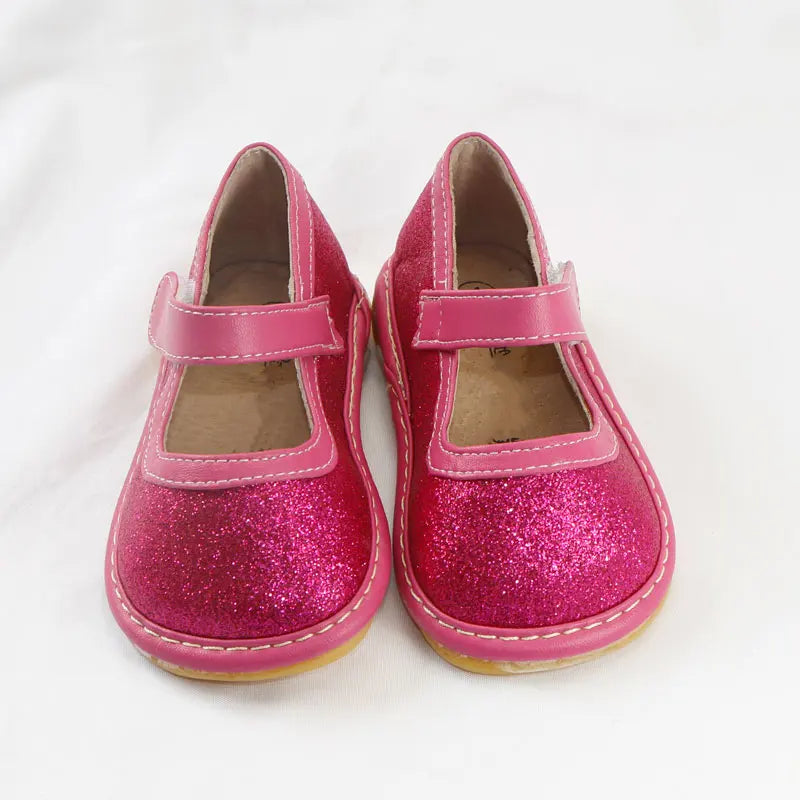 Kids Shoes Leather Shoes Soft Hand Feeling Children Infant Kids Baby Girls Party Style