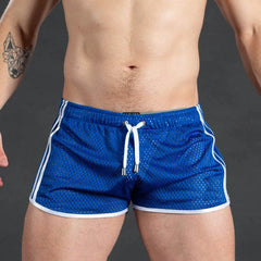 Gym Mens Sport Running Shorts Quick Dry grid Workout Short Pants GYM Wear