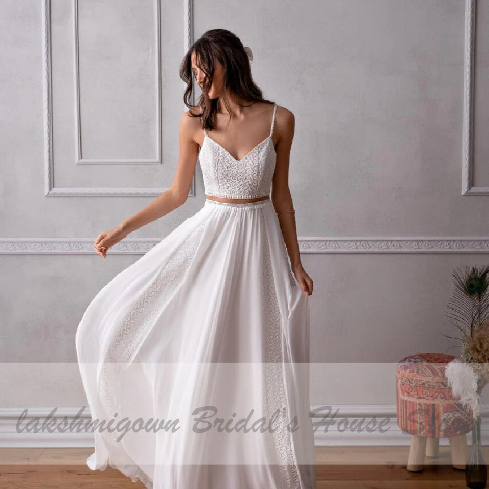 White Bridesmaid Dresses: Wedding Dress for Chic Boho Bridal Reception Wedding Party