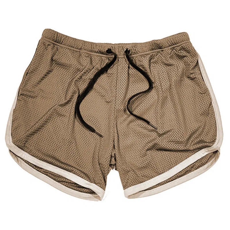 Men's Sports Gym Athletic Shorts Middle Trousers Elastic Band Sports Man