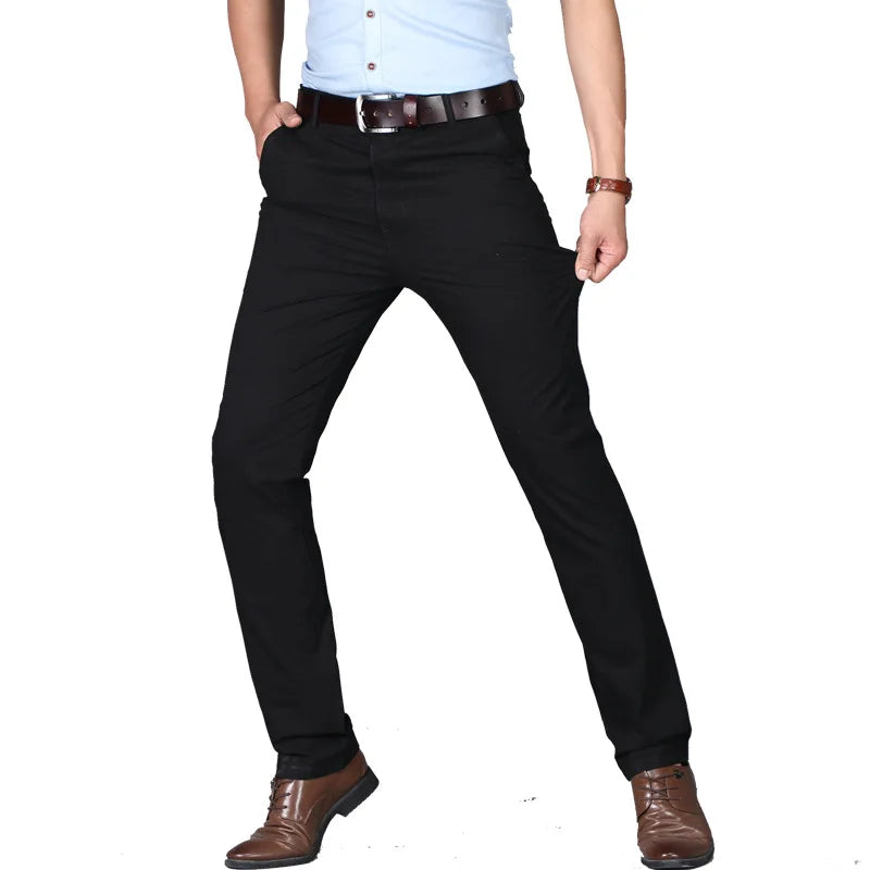 High Quality Mens Suit Pants Business Casual Dress Long Pant Men Classic Straight