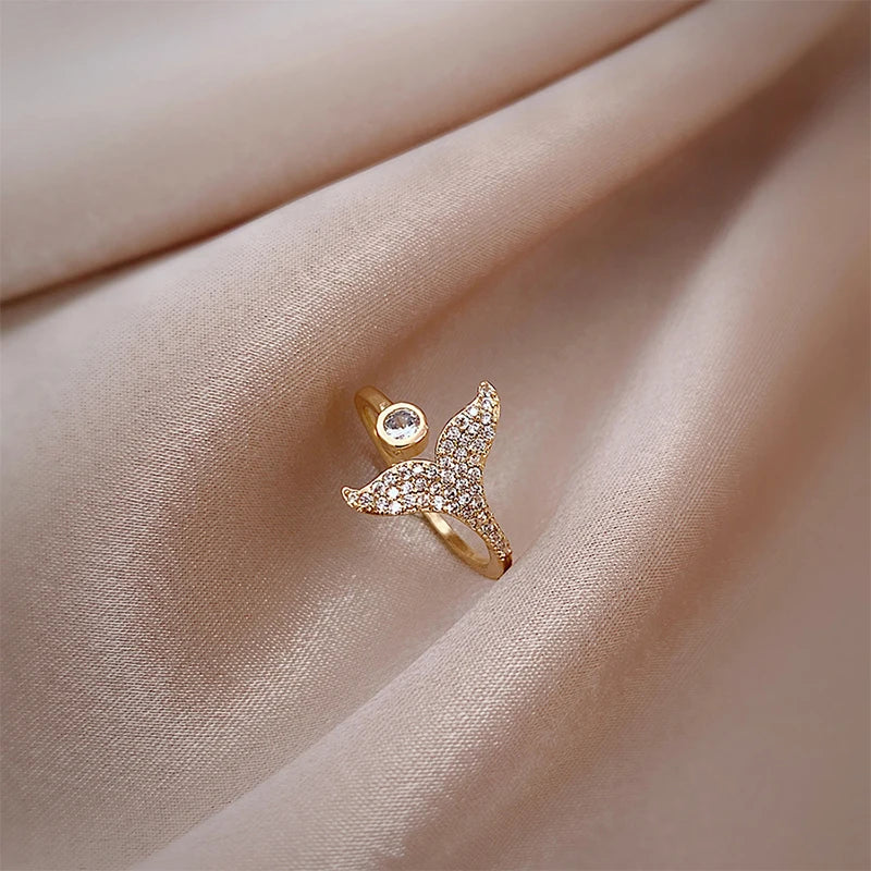 Stainless Steel Wedding Rings For Women Adjustable Engagement Women's Ring