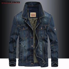 Bomber Denim Jackets Autumn Luxury Fashionable Coat Outdoor Tactical Jacket