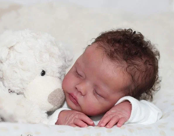 NPK 18inch Reborn Doll Kit Delilah Lifeike fresh color Soft DIY Doll Parts