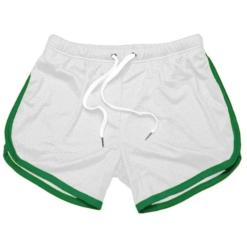 Men's Sports Gym Athletic Shorts Middle Trousers Elastic Band Sports Man
