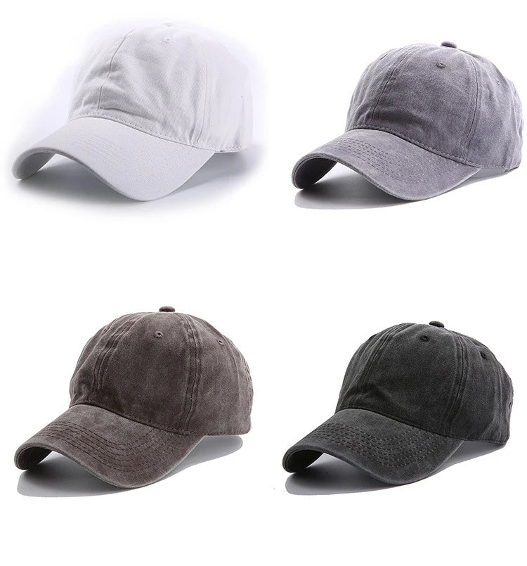 Solid Spring Summer Cap Women Ponytail Baseball Cap Fashion Hats Men Baseball Cap