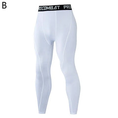 Men Compression Tight Leggings Running Sports Male Fitness Jogging Pants Quick Dry