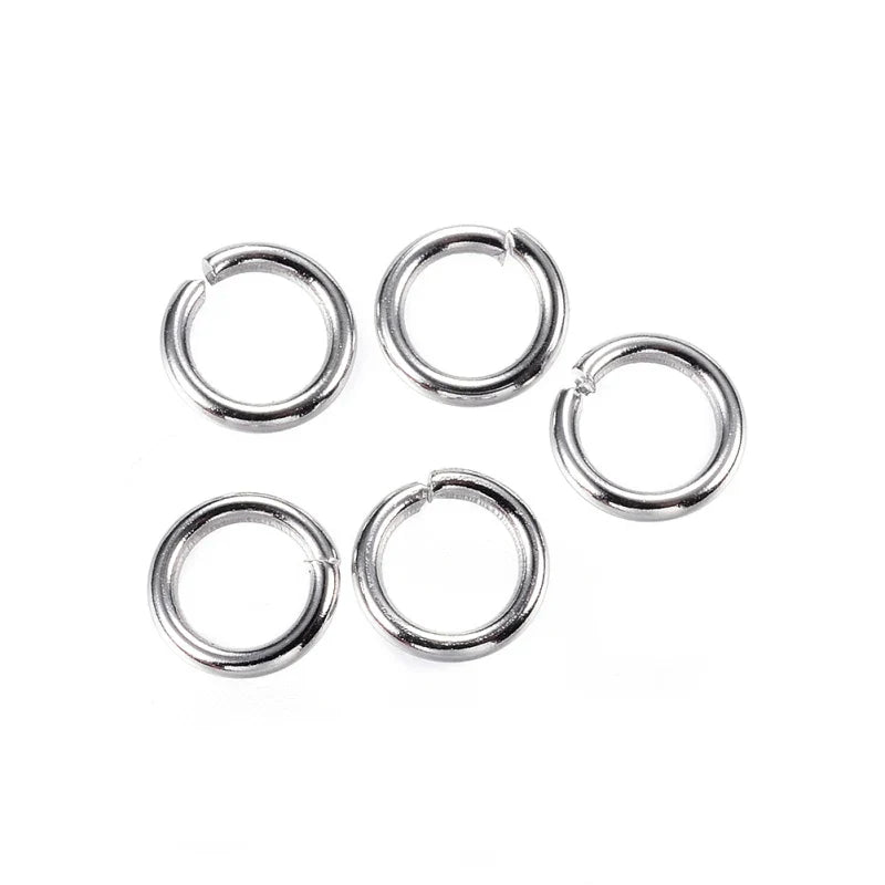 304 Stainless Steel Jump Rings Close Unsoldered Jump Rings for Jewelry Accessories Lovers 4mm 5mm 6mm 7mm 8mm 9mm 10mm