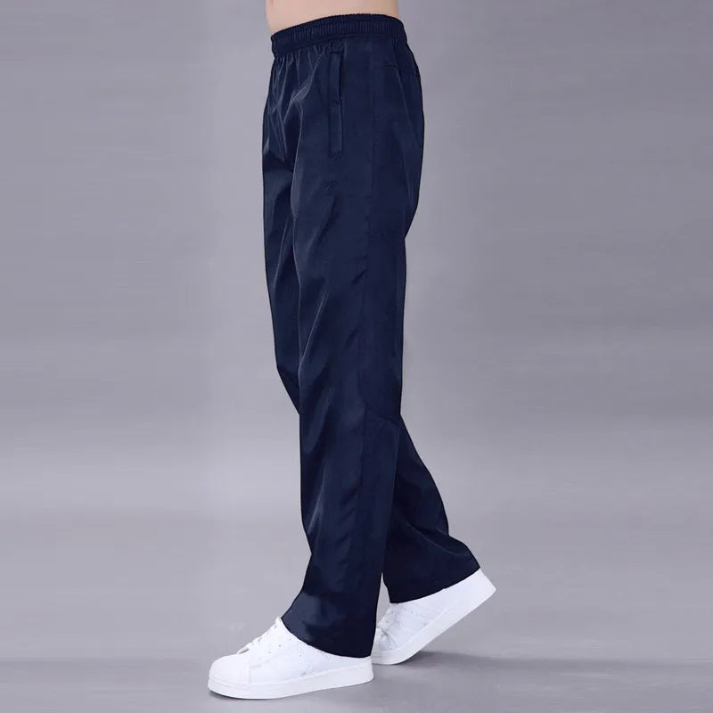 Men's Pants Sweatpant Quick Dry Breathable Pants Spring Sports Trouser Elastic