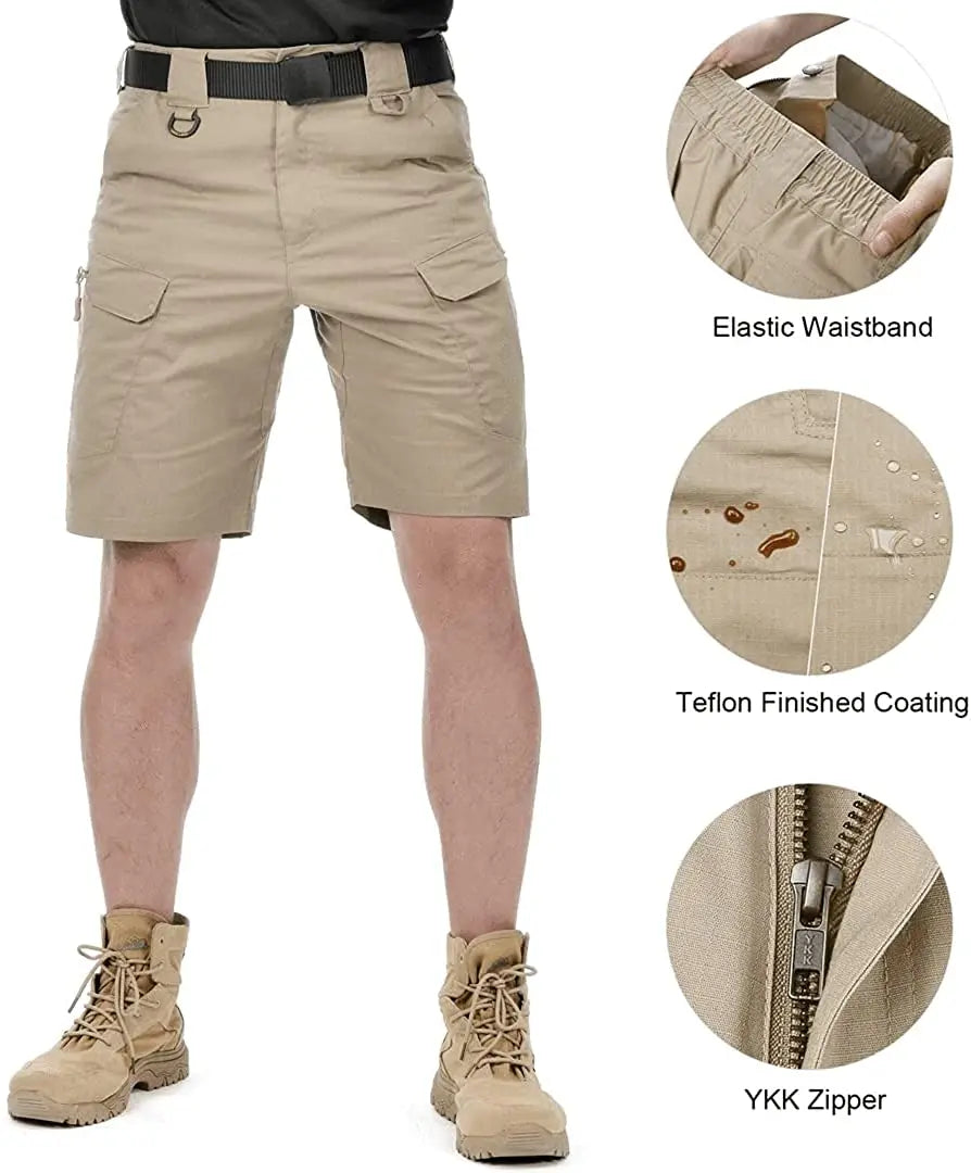 Shorts Men Urban Military Waterproof Cargo Tactical Shorts Male Outdoor Camo