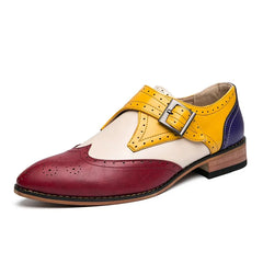 Men Dress Shoes Wedding Leather Mens Oxfords Luxury Brand Business Formal Zapatos