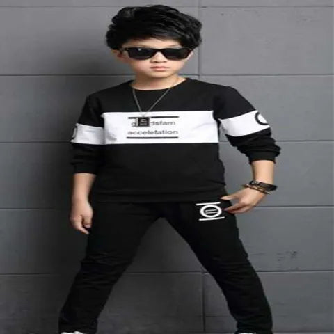 2025 Boys clothes spring suit casual boys clothing sets autumn letter children clothing kids tracksuit 5 6 7 8 9 10 11 12 year