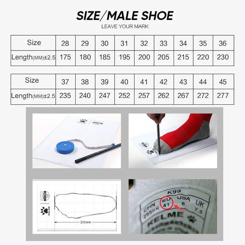 Soccer Shoes TF Football Boots Calf-Skin Cleats  Professional Futsal Original