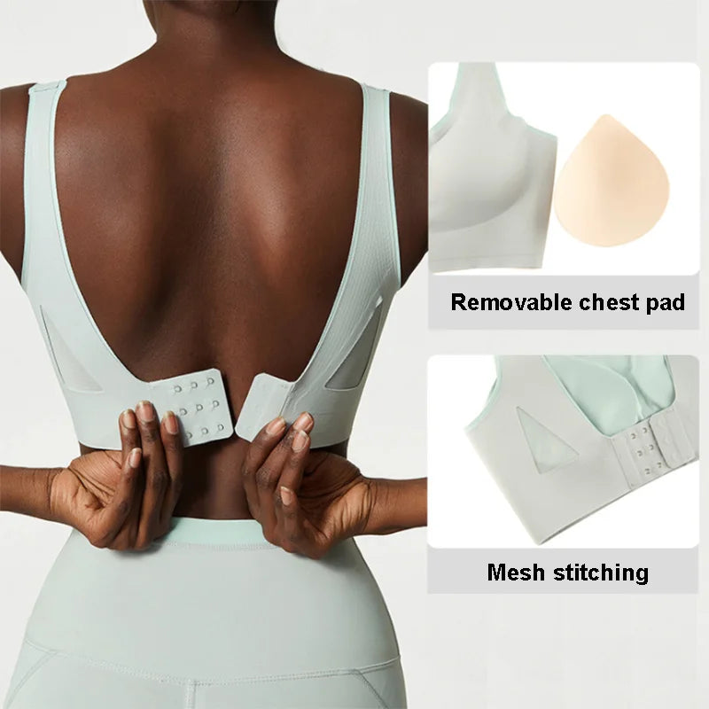 2 Pieces Yoga Suit Women Tight-Fitting Fitness Sports Set Gym Bra Elasticity