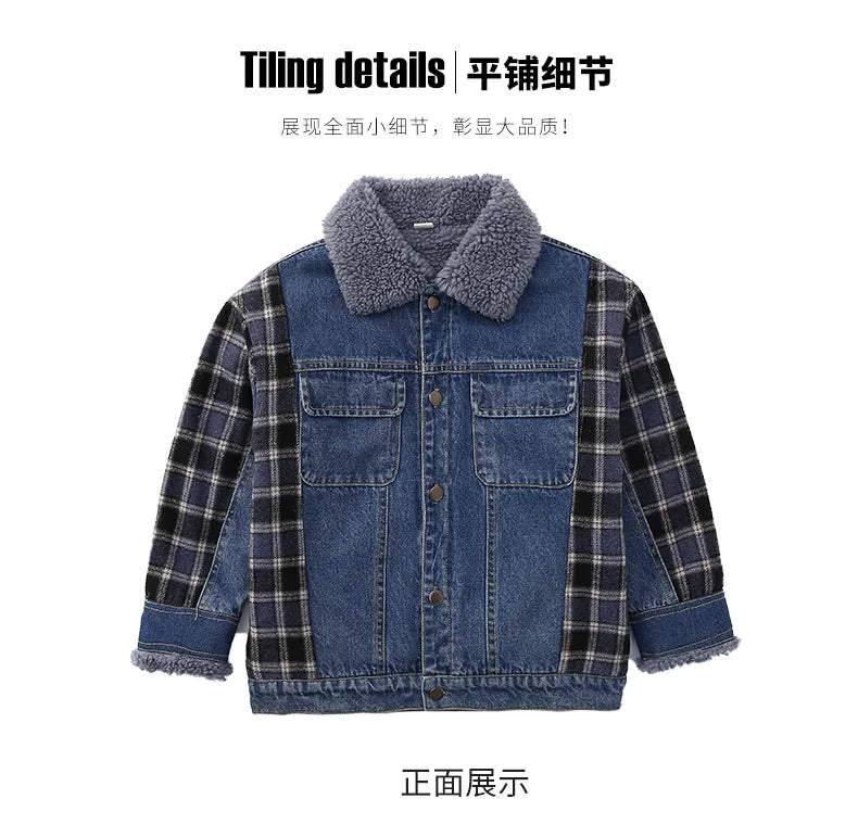 Kids Denim Jackets Baby Girl Spring Autumn Fashion Coats Jackets Jeans Children