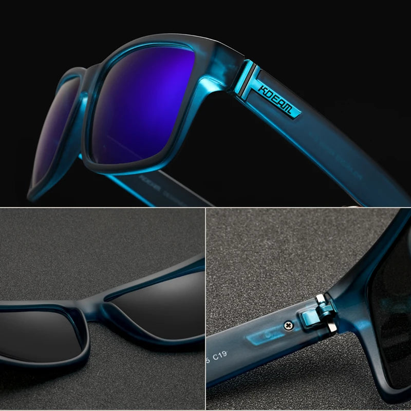 Sunglasses Men Flat Top Designer Polaroid Glasses Accessories Included
