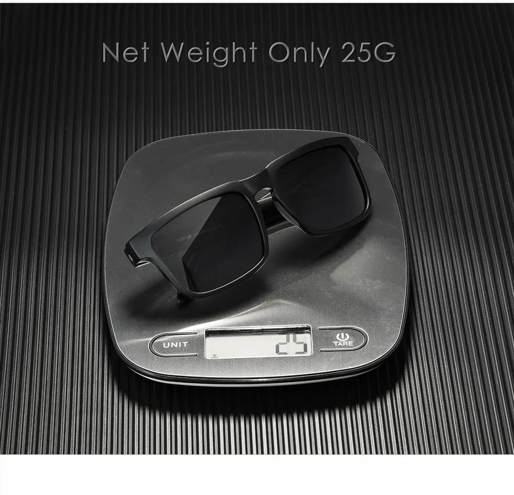 KDEAM Photochromic And Polarized Sunglasses Men Category 3 Polarized Sun Glasses Women Unique Frame Surface Eyewear With Case