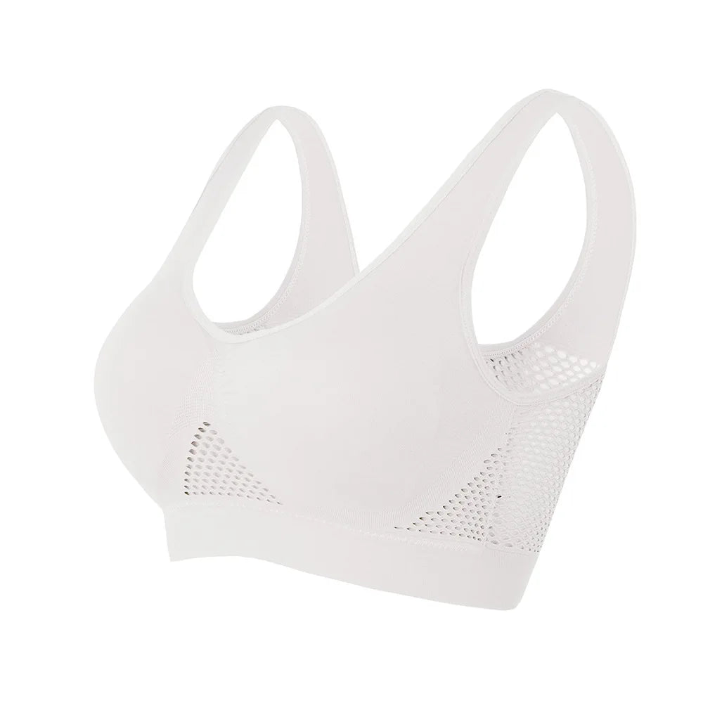 Women Sport Bra Fitness Yoga Running Vest Underwear Padded Crop Tops