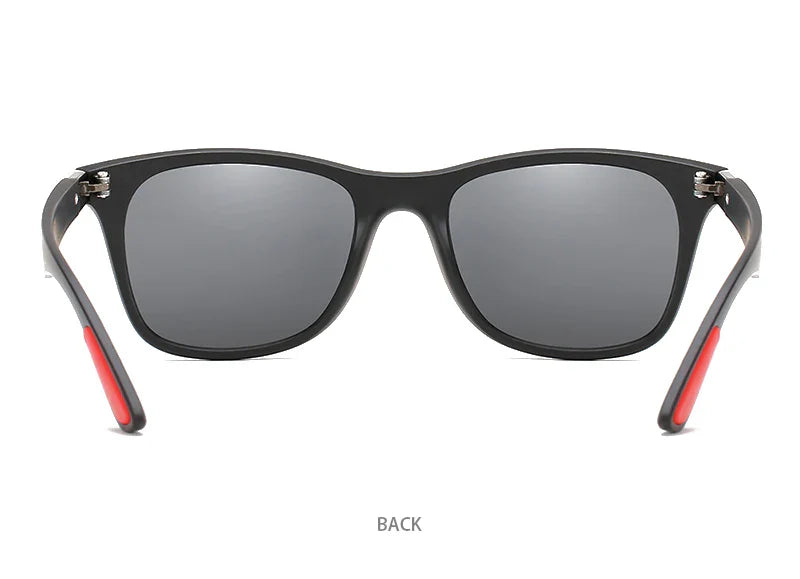 Hot Sale Polarized Sunglasses Men Women Classic Square Plastic Driving Sun Glasses Male Fashion Black Travelling Shades UV400