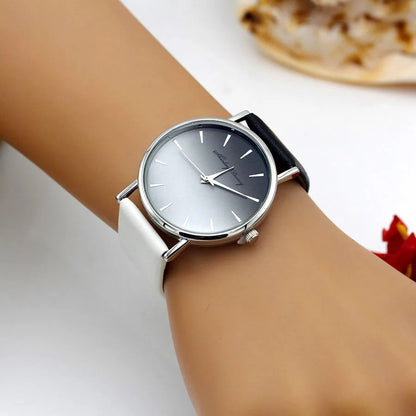 New Ladies Casual Gradient Ramp Clock 2 Color Watchstrap Luxury Women Watches Female Quartz Wristwatches Feminino Zegarek Damski