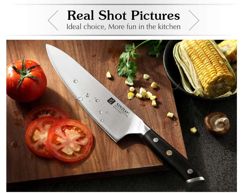 8.5'' Inch Chef Knife High Carbon Din 1.4116 Slicing Stainless Steel German