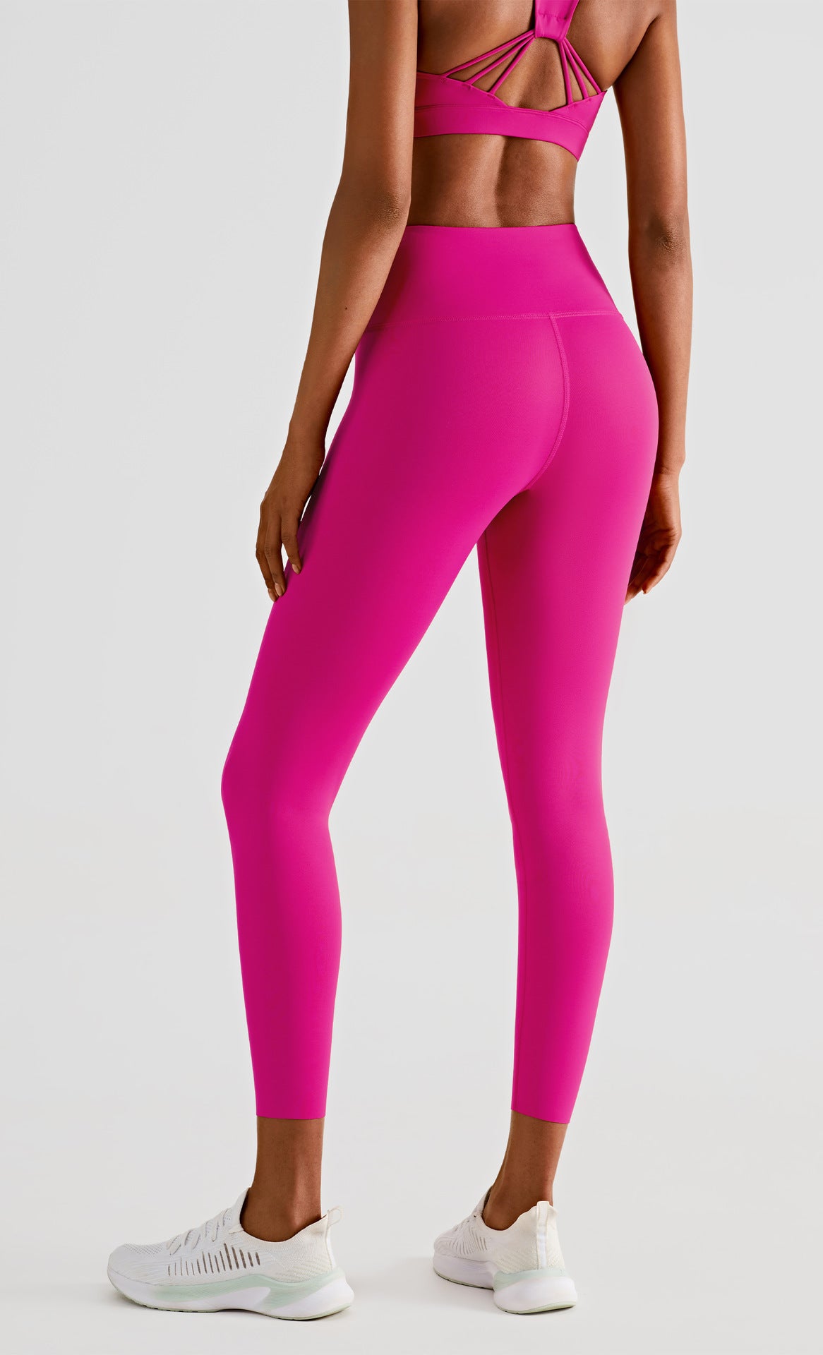 Women's Double Layer Abdominal Tightening Fitness Yoga Pants High Waist Hip
