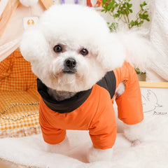 Dog Clothes Winter Clothes Four-Leg Bichon Cotton-Padded Clothes Pomeranian