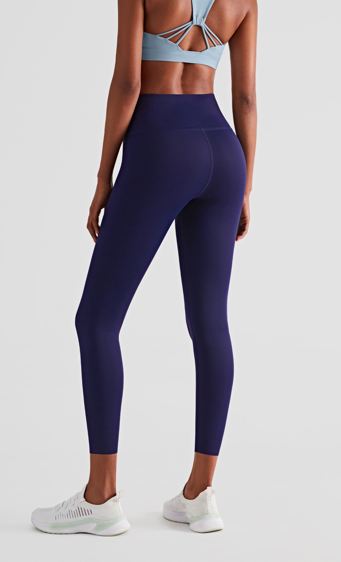 Women's Double Layer Abdominal Tightening Fitness Yoga Pants High Waist Hip