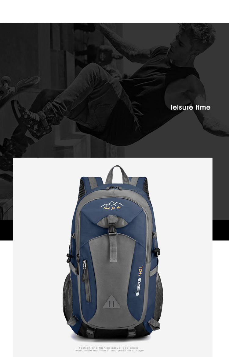New Men Backpack Nylon Waterproof Casual Outdoor Travel Backpack Ladies Hiking Camping Mountaineering Bag Youth Sports Bags