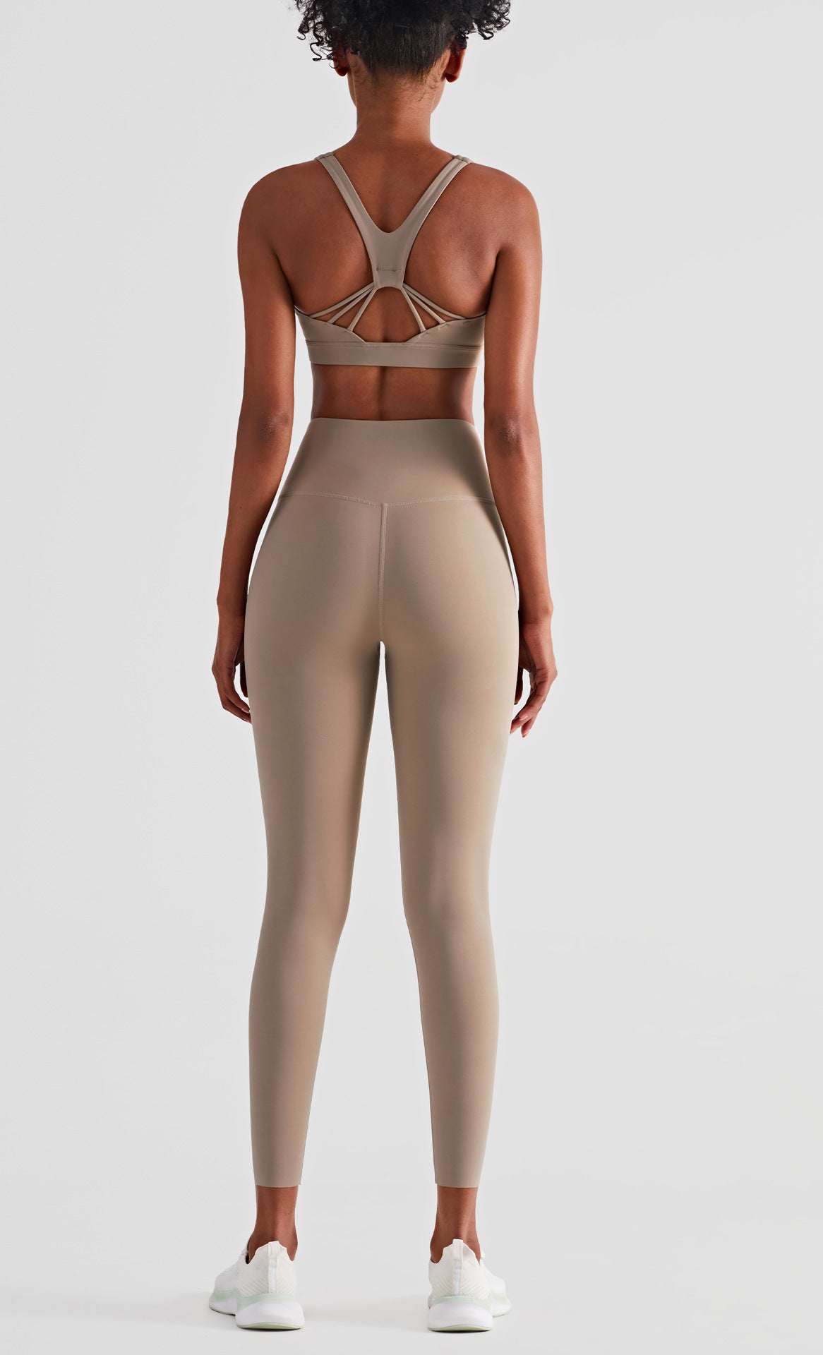 Women's Double Layer Abdominal Tightening Fitness Yoga Pants High Waist Hip