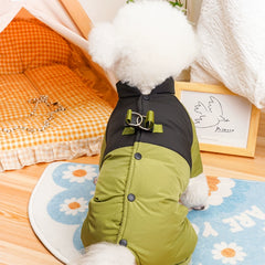 Dog Clothes Winter Clothes Four-Leg Bichon Cotton-Padded Clothes Pomeranian